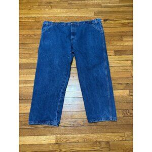Big Bill Mens Carpenter Jeans Size 52x30 Blue Dark Wash Denim Workwear
